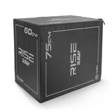 Πλειομετρικό Κουτί Plyo Box Raw Rise 50x60x75 cm - Μαύρο 95147