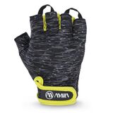 Γάντια Άρσης Βαρών PE Lycra M – Μαύρο / Κίτρινο 95612