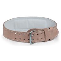 Ζώνη Άρσης Βαρών AMILA Δερμάτινη Μπεζ A Quality M 44301