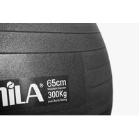 Μπάλα Γυμναστικής AMILA GYMBALL 65cm Μαύρη Bulk 48414