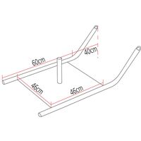 Έλκηθρο έλξης με ζώνη (πτυσσόμενο) 48555