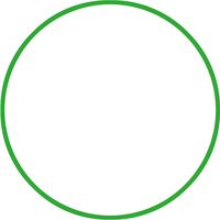 Χούλα-Χουπ HQ 60cm - Φ19mm - 230gr, Πράσινο 98800