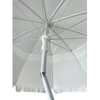 Ομπρέλα Παραλίας Escape 2m 10 Ακτίνες Λευκό 12038