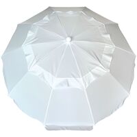 Ομπρέλα Παραλίας Escape 2m 10 Ακτίνες Λευκό 12038