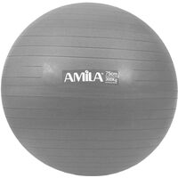 Μπάλα Γυμναστικής AMILA GYMBALL 75cm Γκρι Bulk 48425