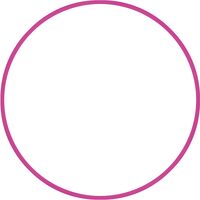 Χούλα Χουπ HQ 80cm - Φ19mm - 330gr, Φούξια 98815