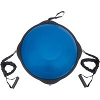 AMILA Balance Ball με Ξύλινη Βάση Μπλε 63cm 48192