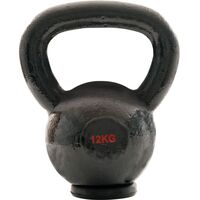 AMILA Kettlebell Cast Iron Rubber Base 12Kg 44502