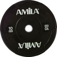 Δίσκος AMILA Black W Bumper 50mm 10Kg 90307