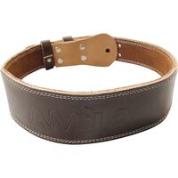 Ζώνη Άρσης Βαρών AMILA Δερμάτινη Καφέ A Quality M 94902