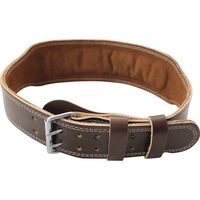 Ζώνη Άρσης Βαρών AMILA Δερμάτινη Καφέ A Quality M 94902