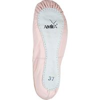 Παπούτσια Μπαλέτου Δερμάτινα Σομόν, Νο28 98853