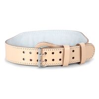 Ζώνη Άρσης Βαρών AMILA Δερμάτινη Μπεζ A Quality XL 8331004