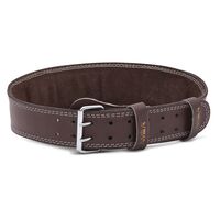 Ζώνη Άρσης Βαρών AMILA Δερμάτινη Καφέ C Quality L 94913