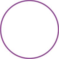 Χούλα-Χουπ HQ 60cm - Φ19mm - 230gr, Μωβ 98804
