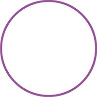 Χούλα Χουπ HQ 80cm - Φ19mm - 330gr, Μωβ 98819