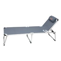 myResort ΞΑΠΛΩΣΤΡΑ ΡΑΒΔΩΤΗ ΑΛΟΥΜΙΝΙΟΥ ΓΚΡΙ KING SIZE ΠΤΥΣΣΟΜΕΝΗ  ΤΕΧΤ 2x1