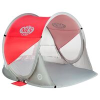 NILS CAMP Pop Up Beach Tent NC3142, Σκηνή Παραλίας 150x120x95.5(ύψος) cm, Κωδ.15-04-015 /Red-Grey
