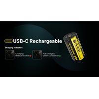 ΜΠΑΤΑΡΙΑ NITECORE NL1816R, 1600ma