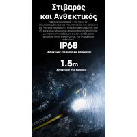 ΦΑΚΟΣ LED NITECORE HEADLAMP HC70 UHE, 1600 Lumens