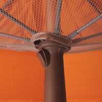 Ομπρέλα Παραλίας Αλουμινίου Escape 2m PE 180gsm UPF 50+Πορτοκαλί 12211