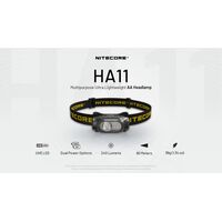 ΦΑΚΟΣ LED NITECORE HEADLAMP HA11 με ιμάντα