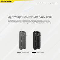 ΦΑΚΟΣ LED NITECORE TIP SE, Μπρελοκ, Rechargeable, Black