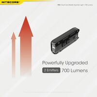 ΦΑΚΟΣ LED NITECORE TIP SE, Μπρελοκ, Rechargeable, GREY
