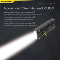 ΦΑΚΟΣ LED NITECORE TIP SE, Μπρελοκ, Rechargeable, GREY