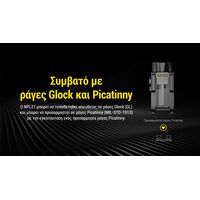 ΦΑΚΟΣ LED NITECORE NPL27, 650lumens