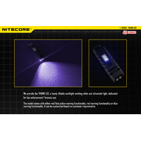 ΦΑΚΟΣ LED NITECORE THUMB USB-C s/n, rechargable, 85lumens