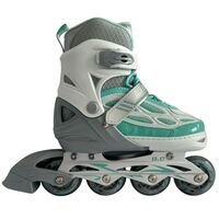 Αυξομειούμενα Πατίνια Roller GC BW 188 Γκρι/Μπλε IN-LINE SKATES Small(31-34)
