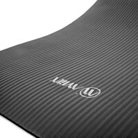 Στρώμα Γυμναστικής Plura NBR 100Kg 183x60x1,5cm - Μαύρο 81722