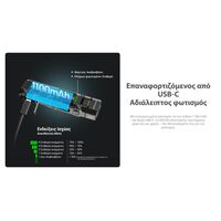 ΦΑΚΟΣ LED NITECORE EDC09, MCT, 1600lumens