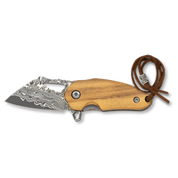 ΣΟΥΓΙΑΣ Albainox Wood/steel Damask 56 layers pocket knife, 25101