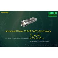 ΦΑΚΟΣ LED NITECORE TIKI GITD, Glow-In-The-Dark, USB-C, 300 lumens