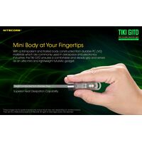 ΦΑΚΟΣ LED NITECORE TIKI GITD, Glow-In-The-Dark, USB-C, 300 lumens