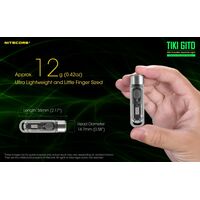 ΦΑΚΟΣ LED NITECORE TIKI GITD, Glow-In-The-Dark, USB-C, 300 lumens