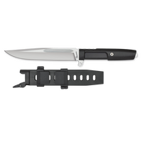 ΜΑΧΑΙΡΙ Albainox Satin tactical knife. Rubber handle. ABS, 32875