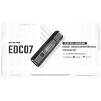 ΦΑΚΟΣ LED NITECORE EDC07, Ultra Slim and Lightweght , 1500lm, Black