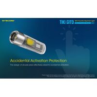ΦΑΚΟΣ LED NITECORE TIKI GITD Blue, Glow-In-The-Dark, USB-C, 300 lumens