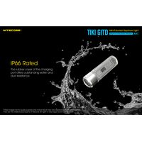 ΦΑΚΟΣ LED NITECORE TIKI GITD Blue, Glow-In-The-Dark, USB-C, 300 lumens