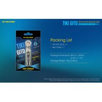 ΦΑΚΟΣ LED NITECORE TIKI GITD Blue, Glow-In-The-Dark, USB-C, 300 lumens