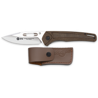 Σουγιάς K25 caramel micarta pocket knife, 25234