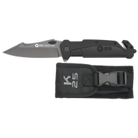 Σουγιάς K25 rubber pocket knife. Titanium coated, 25241