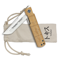 ΣΟΥΓΙΑΣ TOKISU Tokisu pocket knife. Bamboo.Ball bearing, Bl.8.9cm, 25286