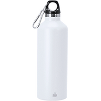 ΥΔΡΟΔΟΧΕΙΟ Steel thermal bottle. White. 500 ml, 40091