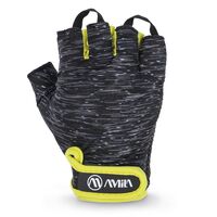 Γάντια Άρσης Βαρών PE Lycra M – Μαύρο / Κίτρινο 95612