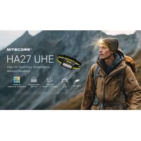 ΦΑΚΟΣ LED NITECORE HEADLAMP HA27 UHE, 800lumens, 75g