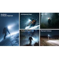 ΦΑΚΟΣ LED NITECORE HEADLAMP HA29 UHE, 1200 lumens with HLB2500